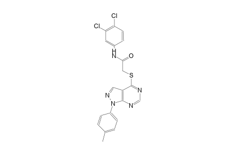 N-(3,4-dichlorophenyl)-2-{[1-(4-methylphenyl)-1H-pyrazolo[3,4-d]pyrimidin-4-yl]sulfanyl}acetamide