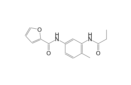 N-[4-methyl-3-(propionylamino)phenyl]-2-furamide
