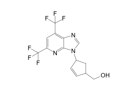 {4-[5,7-Bis(trifluoromethyl)-3H-imidazo[4,5-b]pyridin-3-yl]cyclopent-2-enyl}methanol