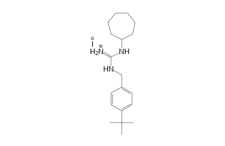 Guanidine, N-cycloheptyl-N'-[[4-(1,1-dimethylethyl)phenyl]methyl]-,monohydriodide