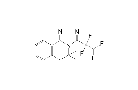 5,5-Dimethyl-3-(1,1,2,2-tetrafluoro-ethyl)-5,6-dihydro-[1,2,4]triazolo[3,4-a]isoquinoline