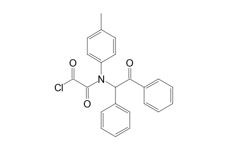 2-(4-methyl-N-(2-oxo-1,2-diphenyl-ethyl)anilino)-2-oxo-acetyl chloride