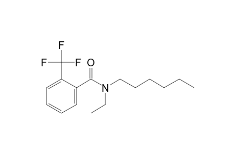 Benzamide, 2-trifluoromethyl-N-ethyl-N-hexyl-