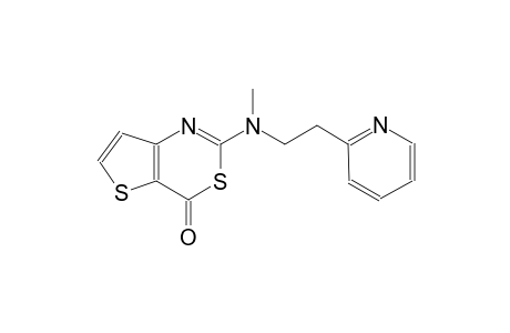 4H-thieno[3,2-d][1,3]thiazin-4-one, 2-[methyl[2-(2-pyridinyl)ethyl]amino]-