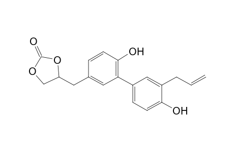 4-(3'-allyl-6,4'-dihydroxy-biphenyl-3-ylmethyl)-[1,3]dioxolane-2-one