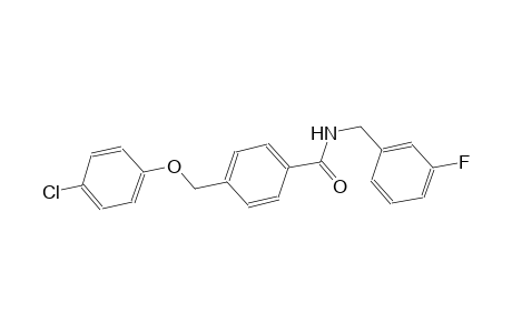 4-[(4-chlorophenoxy)methyl]-N-(3-fluorobenzyl)benzamide