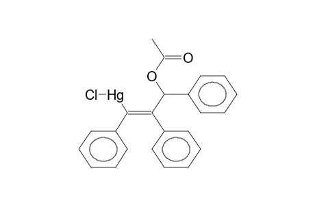 1,2,3-TRIPHENYL-1-CHLOROMERCUROPROP-1-EN-3-OL ACETATE