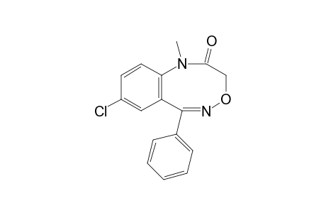 8-chloro-1-methyl-6-phenyl-1H-4,1,5-benzoxadiazocin-2(3H)-one
