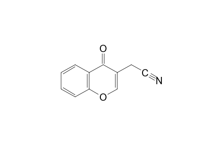 4-oxo-4H-1-benzopyran-3-acetonitrile