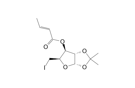 3-O-CROTONYL-5-DEOXY-5-IODO-1,2-O-ISOPROPYLIDENE-ALPHA-D-XYLOFURANOSE