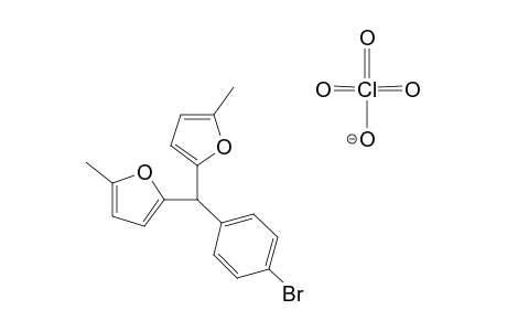 4-BROMOPHENYL-BIS-(5-METHYL-2-FURYL)-METHYL_PERCHLORATE;ROTAMER_1