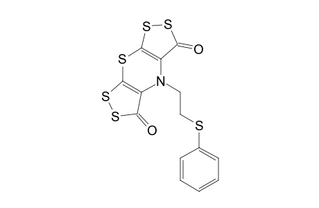 4-(2-Phenylthioethyl)bis[1,2]dithiolo[3,4-b:4',3'-e][1,4]thiazine-3,5-dione
