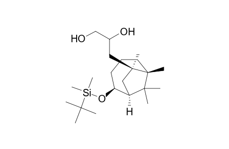 (1R*,2R*,6R*,7S)-2-(tert-Butyldimethylsiloxy)-7-(2,3-dihydroxypropyl)-6,7,9,9-tetramethylbicyclo[4.2.1]nonane