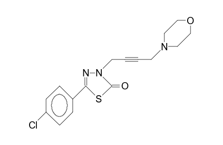 5-(4-Chloro-phenyl)-3-(4-morpholino-2-butynyl)-1,3,4-thiadiazol-2(3H)-one