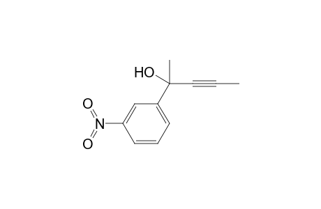 4-(3'-Nitrophenyl)-2-pentyn-4-ol