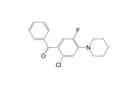 methanone, [2-chloro-5-fluoro-4-(1-piperidinyl)phenyl]phenyl-