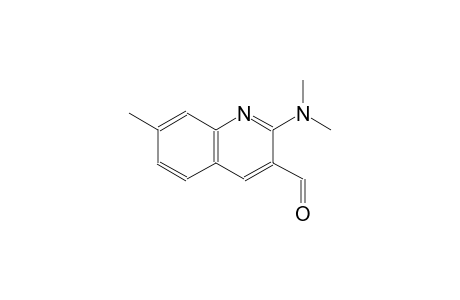 3-quinolinecarboxaldehyde, 2-(dimethylamino)-7-methyl-