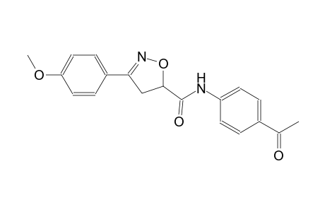 5-isoxazolecarboxamide, N-(4-acetylphenyl)-4,5-dihydro-3-(4-methoxyphenyl)-