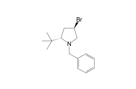 (2S,4R)-1-(benzyl)-4-bromo-2-tert-butyl-pyrrolidine