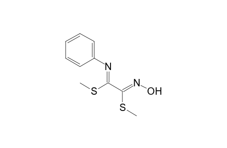 Bis(S-methyl) 1-N-phenylimino-2-hydroxyimadodithiooxalate