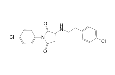 1-(4-chlorophenyl)-3-{[2-(4-chlorophenyl)ethyl]amino}-2,5-pyrrolidinedione