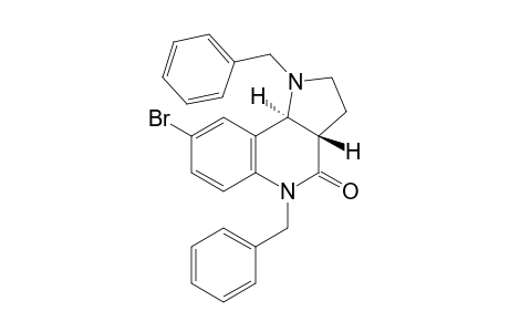 (3aS*,9bS*)-8-Bromo-1,5-dibenzyl-2,3,3a,4,5,9b-hexahydro-1H-pyrrolo[3,2-c]quinolin-4-one