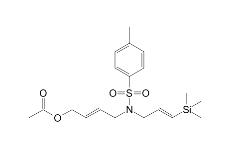 N-[4-Acetoxy-2(E)-butenyl]-N-[3-trimethylsilyl-2(E)-propenyl]-4-methylphenylsulfonamide