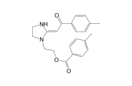 2-[(2E)-2-[2-(4-methylphenyl)-2-oxidanylidene-ethylidene]imidazolidin-1-yl]ethyl 4-methylbenzoate