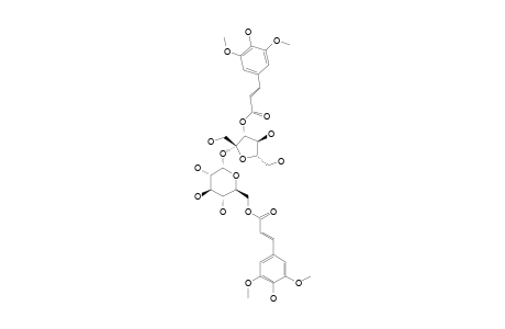 BETA-D-(3-0-SINAPOYL)-FRUCTOFURANOSYL-ALPHA-D-(6-0-SINAPOYL)-GLUCOPYRANOSIDE