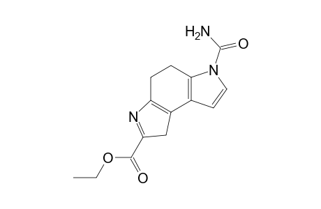 6-(aminocarbonyl)-3,6,7,8-tetrahydrobenzo[1,2-b:4,3-b]-dipyrrole-2-carboxylic acid, ethyl ester