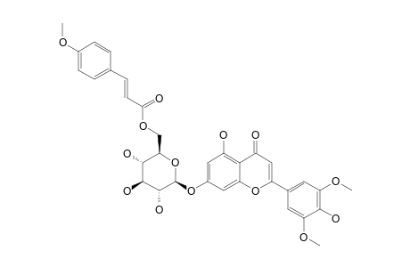 TRICIN-7-O-BETA-(6''-METHOXYCINNAMIC)-GLUCOPYRANOSIDE