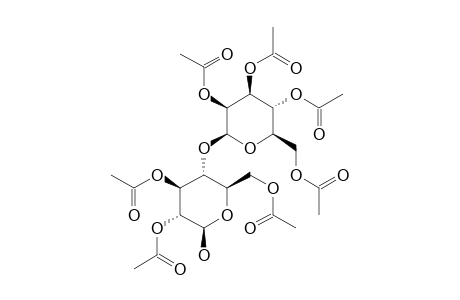 O-(2,3,4,6-TETRA-O-ACETYL-BETA-D-MANNOPYRANOSYL)-(1->4)-2,3,6-TRI-O-ACETYL-BETA-D-GLUCOPYRANOSIDE