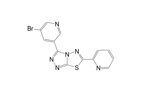 [1,2,4]triazolo[3,4-b][1,3,4]thiadiazole, 3-(5-bromo-3-pyridinyl)-6-(2-pyridinyl)-