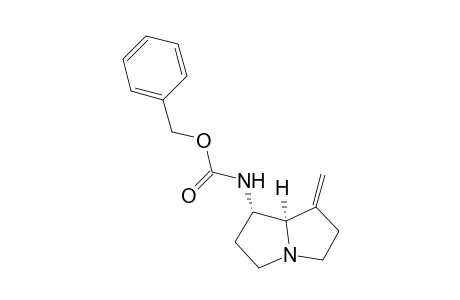 Benzyl N-[(1S,7aR)-7-methylidenepyrrolizidin-1-yl]carbamate