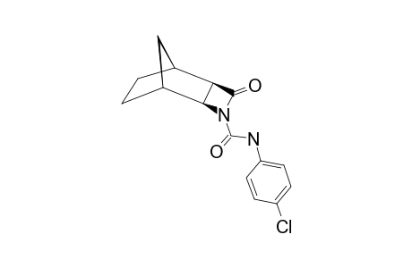 3-Para-chlorophenyl-carbamoyl-aza-4-oxotetracyclo-[4.2.1.0]-nonane