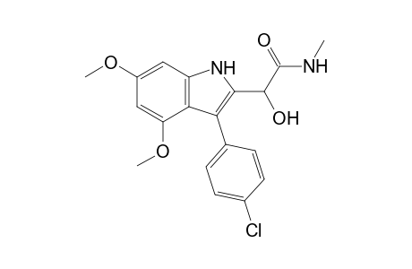 N-Methyl-2-(3'-(4"-chlorophenyl)-4',6'-dimethoxyindol-2'-yl)-2-hydroxyethanamide