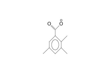 2,3,5-Trimethyl-benzoate anion