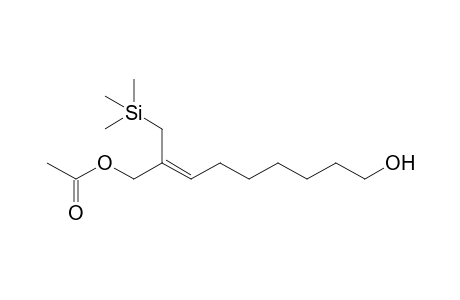9-Hydroxy-2-(trimethylsilylmethyl)non-2-enyl acetate