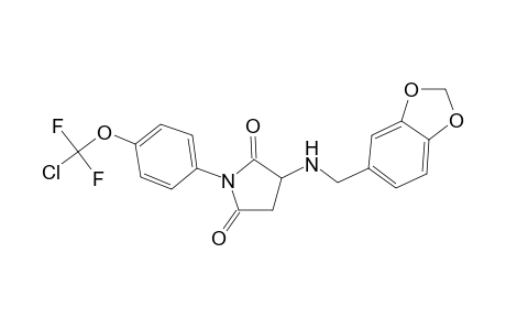 1-[4-[chloro(difluoro)methoxy]phenyl]-3-(piperonylamino)pyrrolidine-2,5-quinone
