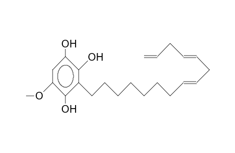 5-Methoxy-3-(8'Z,11'Z)-pentadeca-8',11',14'-trienyl-benzene-1,2,4-triol