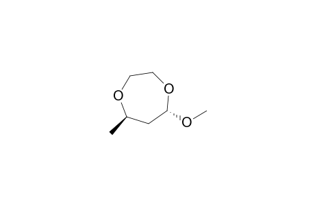 trans-5-Methoxy-7-methyl-1,4-dioxepane