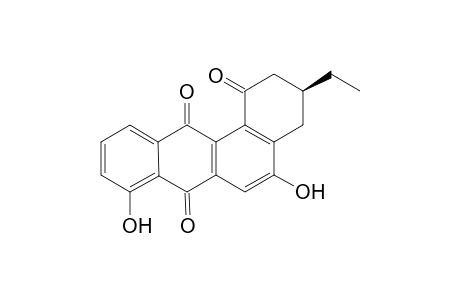 rac-3-Ethyl-5,8-diydroxy-3,4-dihydro-2H-benzo[a]anthracene-1,7,10-trione