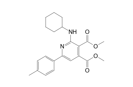 3,4-Bis(methoxycarbonyl)-2-(cyclohexylamino)-6-p-tolylpyridine