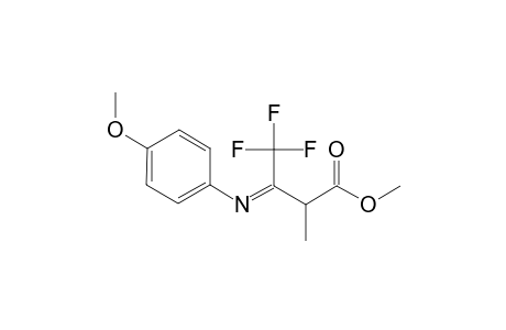 METHYL-(Z)-4,4,4-TRIFLUORO-3-(4-METHOXYANILINO)-2-METHYL-2-BUTENOATE;IMINO-TAUTOMER