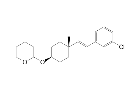 [1.beta.,4.beta.(E)]-2-[[4-[2-(3-Chlorophenyl)ethenyl]-4-methylcyclohexyl]oxy]tetrahydro-2H-pyran