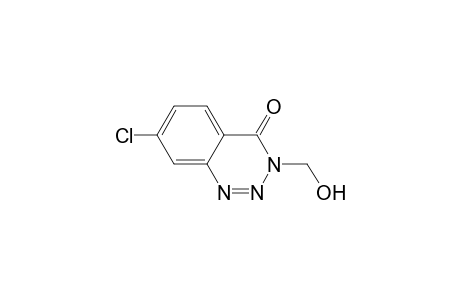 3-(hydroxymethyl)-7-chloro-1,2,3-benzotriazin-4(3H)-one