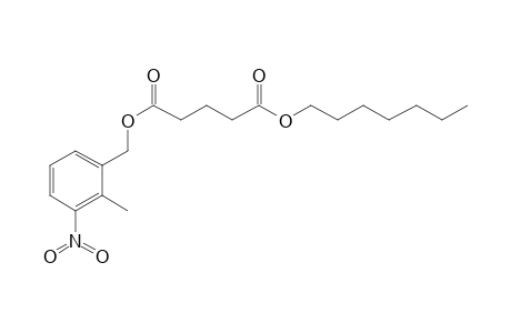 Glutaric acid, heptyl 2-methyl-3-nitrobenzyl ester