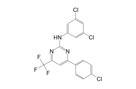 N-[4-(4-chlorophenyl)-6-(trifluoromethyl)-2-pyrimidinyl]-N-(3,5-dichlorophenyl)amine
