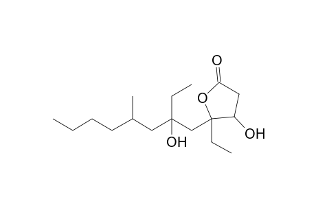 4-Hydroxy-5-ethyl-5-(2-ethyl-2-hydroxy-4-methyloctyl)tetrahydrofuran-2-one