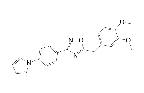 5-(3,4-Dimethoxybenzyl)-3-[4-(1H-pyrrol-1-yl)phenyl]-1,2,4-oxadiazole